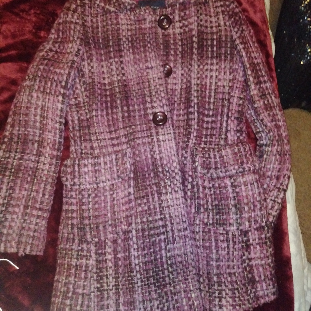 Banana Republic Purple Peacoat